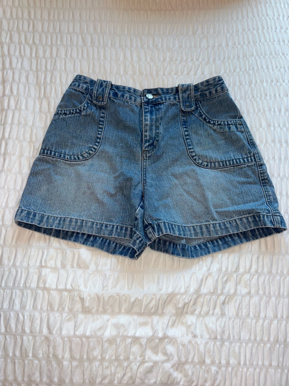 Sonoma Blue Denim High-Waist Shorts
